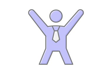 Ofis Başarı, vektör, piksel mükemmel, illüstratör dosyası