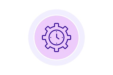 Zaman Yönetimi, vektör, piksel mükemmel, illüstratör dosyası