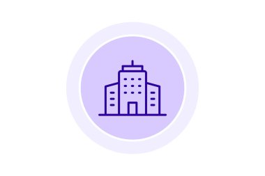 Ofis binası, vektör, piksel mükemmel, illüstratör dosyası