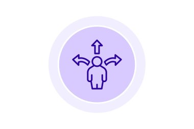 Kariyer Planlama, vektör, piksel mükemmel, illüstratör dosyası