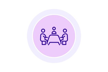 Buluşma odası, vektör, piksel mükemmel, illüstratör dosyası