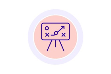 Office Whiteboard, vektör, piksel mükemmel, illüstratör dosyası