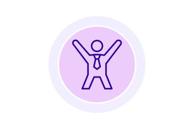 Ofis Başarı, vektör, piksel mükemmel, illüstratör dosyası