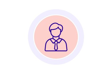 Profesyonel Yönetici, vektör, piksel mükemmel, illüstratör dosyası