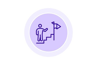 Şirket Başarı Yolu, vektör, piksel mükemmel, illüstratör dosyası