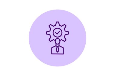 Çalışan Performans, vektör, piksel mükemmel, illüstratör dosyası