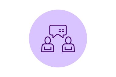 Ofis Sohbeti, vektör, piksel mükemmel, illüstratör dosyası