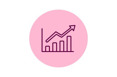 İş büyümesi, vektör, piksel mükemmel, illüstratör dosyası