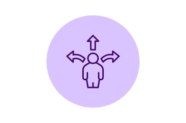 Kariyer Planlama, vektör, piksel mükemmel, illüstratör dosyası