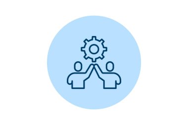 Şirket takım çalışması, vektör, piksel mükemmel, illüstratör dosyası