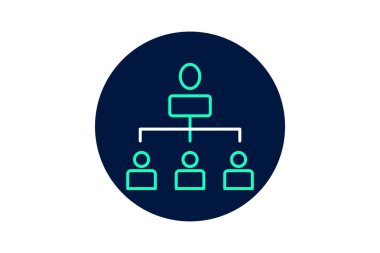 Şirket Hiyerarşisi, vektör, piksel mükemmel, illüstratör dosyası