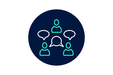 Takım İletişim, vektör, piksel mükemmel, illüstratör dosyası