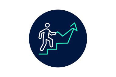 Kariyer Süreci, vektör, piksel mükemmel, illüstratör dosyası