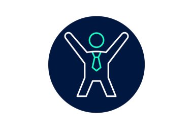 Ofis Başarı, vektör, piksel mükemmel, illüstratör dosyası