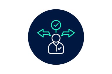 Kurumsal Karar, vektör, piksel mükemmel, illüstratör dosyası