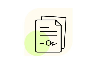 Şirket Belgeleri, vektör, piksel mükemmel, illüstratör dosyası