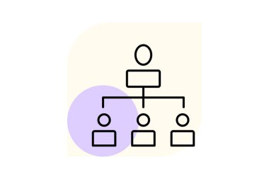 Şirket Hiyerarşisi, vektör, piksel mükemmel, illüstratör dosyası