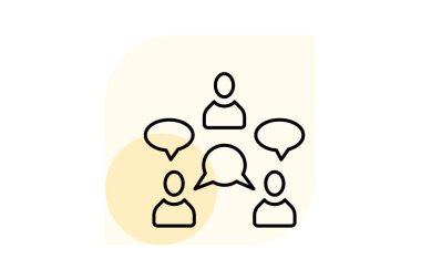 Takım İletişim, vektör, piksel mükemmel, illüstratör dosyası