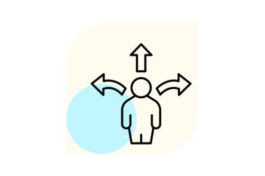 Kariyer Planlama, vektör, piksel mükemmel, illüstratör dosyası