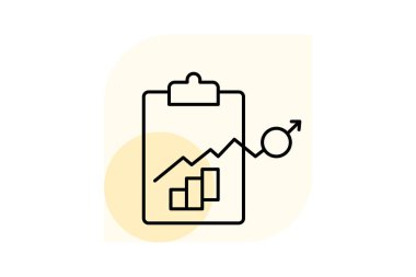 İş Raporu, vektör, piksel mükemmel, illüstratör dosyası