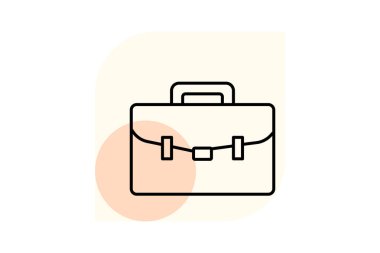 Ofis Evrak çantası, vektör, piksel mükemmel, illüstratör dosyası