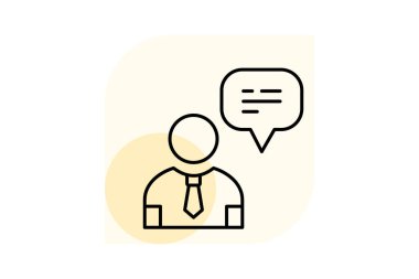 İş Danışmanı, vektör, piksel mükemmel, illüstratör dosyası