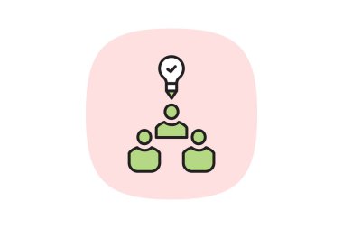 Beyin Fırtınası Oturumu, vektör, piksel mükemmel, illüstratör dosyası