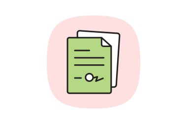 Şirket Belgeleri, vektör, piksel mükemmel, illüstratör dosyası