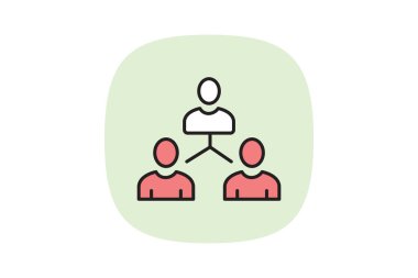 Kurumsal Liderlik, vektör, piksel mükemmel, illüstratör dosyası