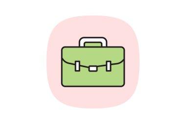 Ofis Evrak çantası, vektör, piksel mükemmel, illüstratör dosyası