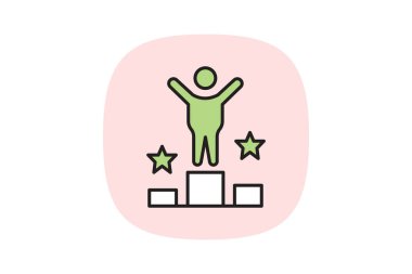 İş yeri Başarı, vektör, piksel mükemmel, illüstratör dosyası