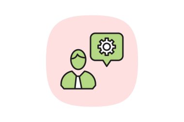 Kariyer koçluğu, vektör, piksel mükemmel, illüstratör dosyası