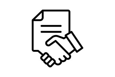 İş Anlaşması, vektör, piksel mükemmel, illüstratör dosyası