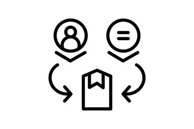 Adil Ticaret Simgesi, vektör, piksel mükemmel, illüstratör dosyası