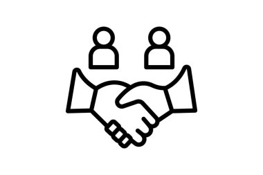 İş dünyasına güven, vektör, piksel mükemmel, illüstratör dosyası