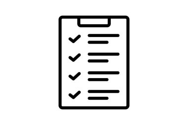 Uyum Kontrol Listesi, vektör, piksel mükemmel, illüstratör dosyası