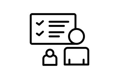 Uyum Eğitim Simgesi, vektör, piksel mükemmel, illüstratör dosyası