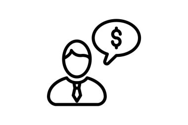 Dürüst İş Simgesi, vektör, piksel mükemmel, illüstratör dosyası