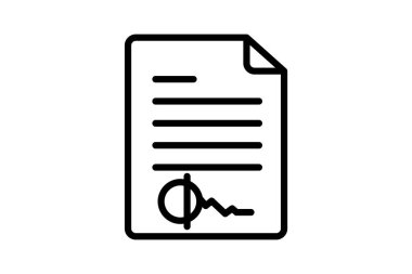 İş Hukuku Sözleşmesi, vektör, piksel mükemmel, illüstratör dosyası