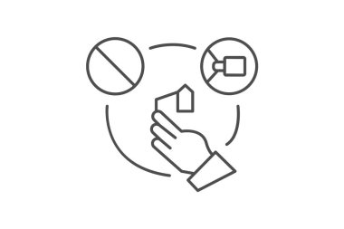 Yolsuzlukla Mücadele Simgesi, vektör, piksel mükemmel, illüstratör dosyası