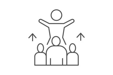 Etik Liderlik, vektör, piksel mükemmel, illüstratör dosyası