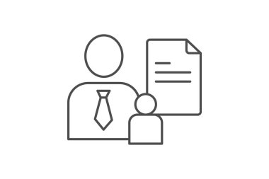 İş Disiplin Simgesi, vektör, piksel mükemmel, illüstratör dosyası