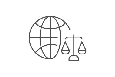Global Business Law, vektör, piksel mükemmel, illüstratör dosyası