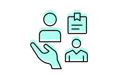 Tüketici Hakları Simgesi, vektör, piksel mükemmel, illüstratör dosyası