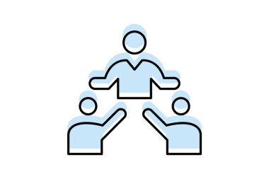 Sorumlu Liderlik, vektör, piksel mükemmel, illüstratör dosyası