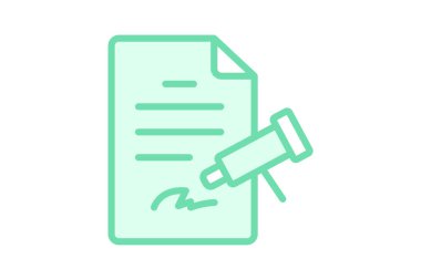 Yasal Sözleşme, vektör, piksel mükemmel, illüstratör dosyası