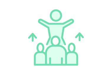 Etik Liderlik, vektör, piksel mükemmel, illüstratör dosyası