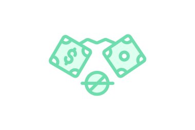 Anti Monopoly Simgesi, vektör, piksel mükemmel, illüstratör dosyası