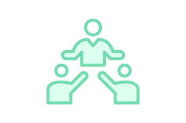 Sorumlu Liderlik, vektör, piksel mükemmel, illüstratör dosyası