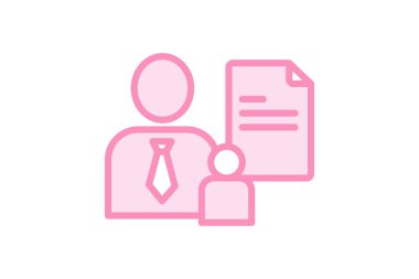 İş Disiplin Simgesi, vektör, piksel mükemmel, illüstratör dosyası